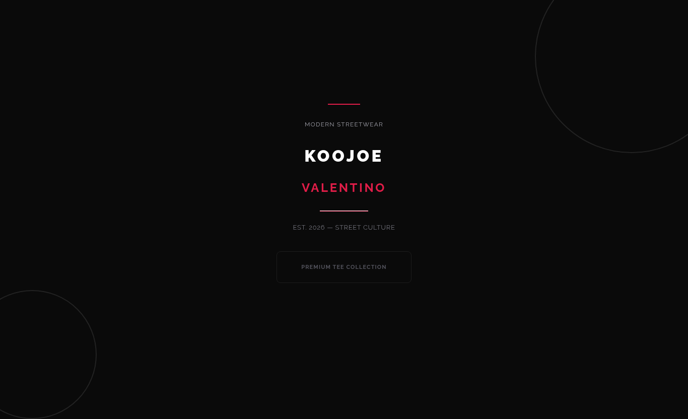 KOOJOE Valentino Premium Tee
